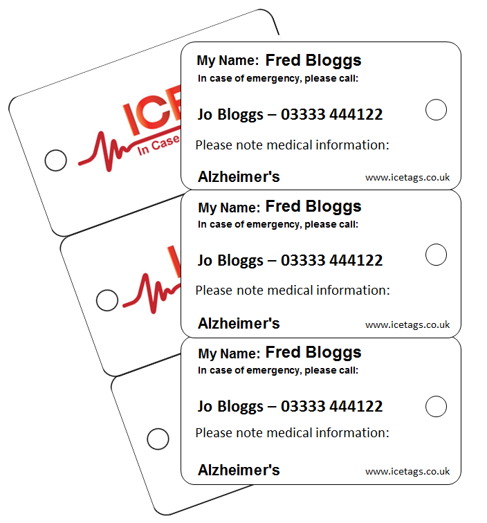 ICEtags set of 3